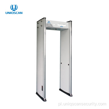 Uniqscan 6 Stref Security Spacer przez wykrywacz metali